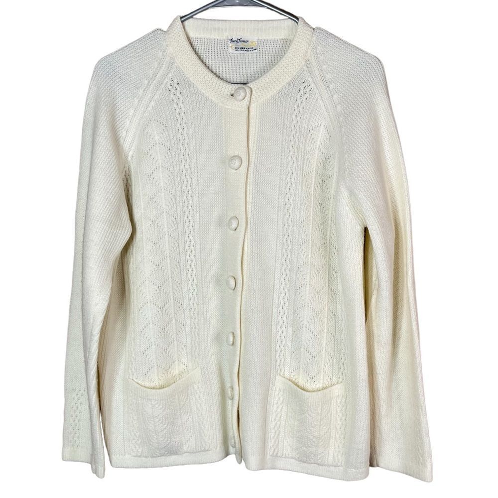 Vintage Terry Turner Sweater/Cardigan - Picture 1 of 8